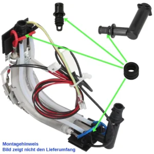 Garnitura de etanșare a corpului de abur pentru mașinile de cafea DeLonghi EC 9355, EN 650, ENV 300, ECAM 610.55, ECAM 610.74, ECAM 610.75 și EPAM 960.75.GLM